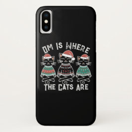 Capa Para iPhone Da Case-Mate Om É Onde Os Gatos Estão Feriados