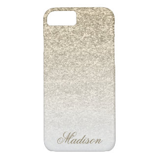 Capa Para iPhone Da Case-Mate Ombre Dourado Glitter iPhone 7 Case