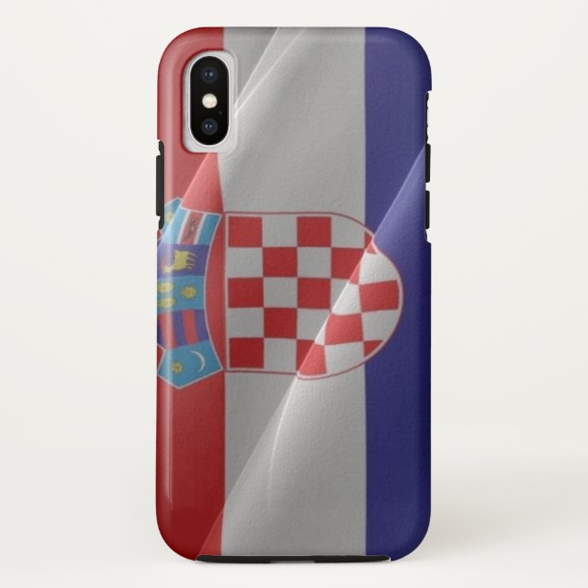 Capa Para iPhone, Case-Mate Onda de bandeira da Croácia - (Verso)