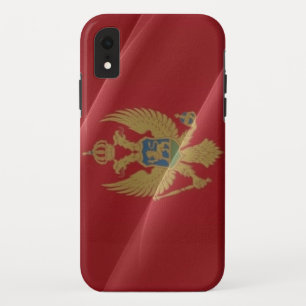 Capa Para iPhone Da Case-Mate Onda de bandeira do Montenegro -
