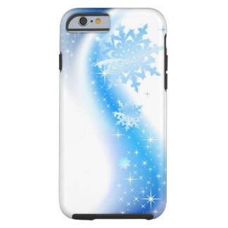 Capa Tough Para iPhone 6 Onda do floco de neve