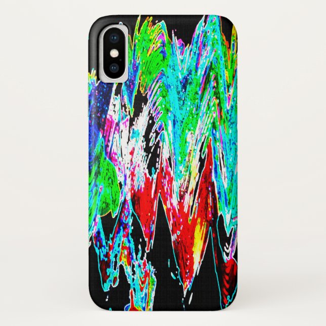 Capa Para iPhone, Case-Mate Ondas coloridas (Verso)