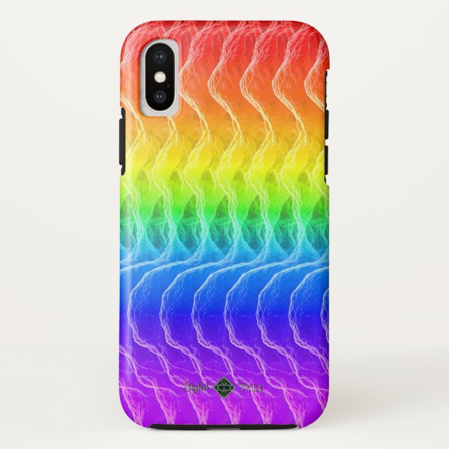 Capa Para iPhone, Case-Mate Ondas de Arco-íris (Verso)