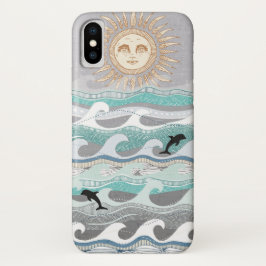 Capa Para iPhone Da Case-Mate ondas de golfinhos solares