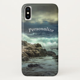Capa Para iPhone Da Case-Mate Ondas do Oceano Caindo em Rock Personalize