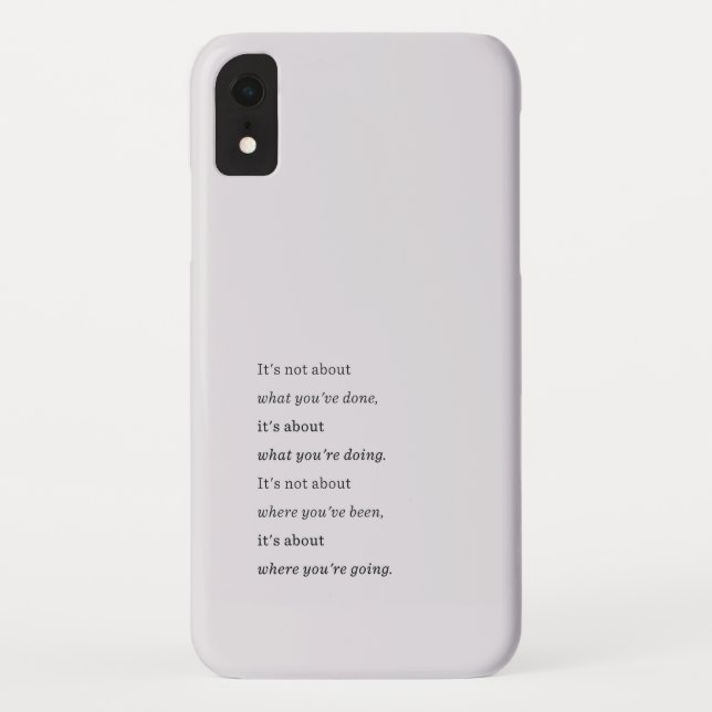 Capa Para iPhone, Case-Mate Onde Você Vai Citar (Verso)