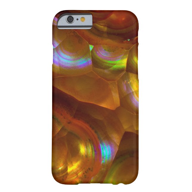 Capa Para iPhone, Case-Mate Opal de fogo laranja iridescente (Verso)