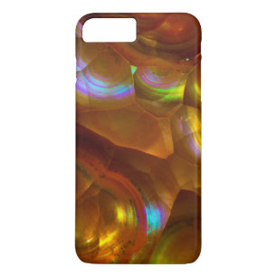 Capa iPhone 8 Plus/7 Plus Opala de fogo laranja iridescente