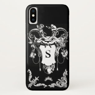 Capa Para iPhone X Oração arquitetônica antiga de monstro gótico