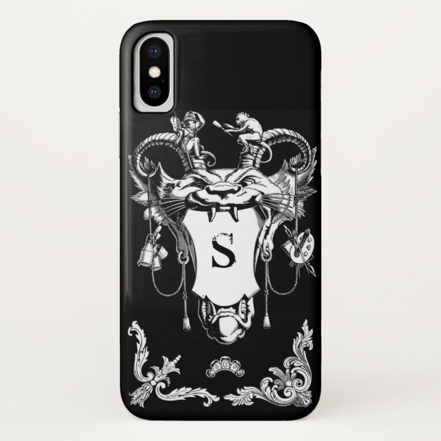 Capa Para iPhone, Case-Mate Oração arquitetônica antiga de monstro gótico (Verso)
