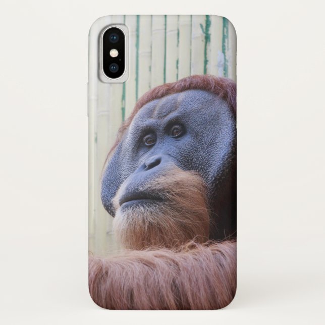 Capa Para iPhone, Case-Mate Orang Utan Sentado... (Verso)
