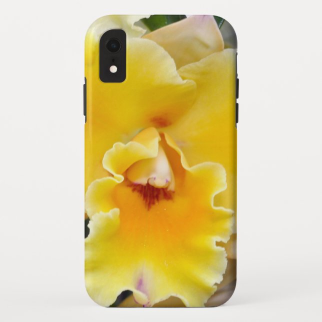 Capa Para iPhone, Case-Mate Orquídea amarela (Verso)