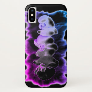 Capa Para iPhone Da Case-Mate Orquídeas roxas e azuis