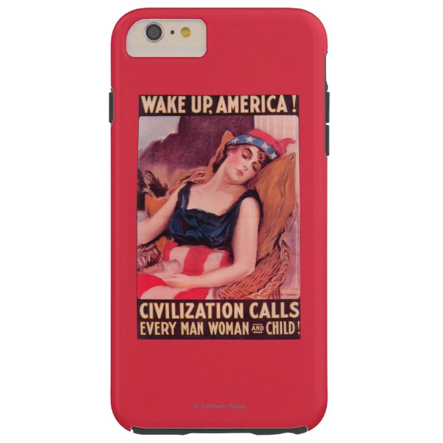 Capa Para iPhone, Case-Mate Os Estados Unidos do promocional de AmericaWar II (Verso)