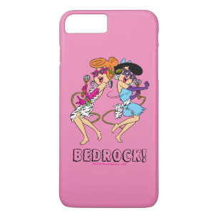 Capa iPhone 8 Plus/7 Plus Os Flintstones Estrelas Wilma & Betty Rock