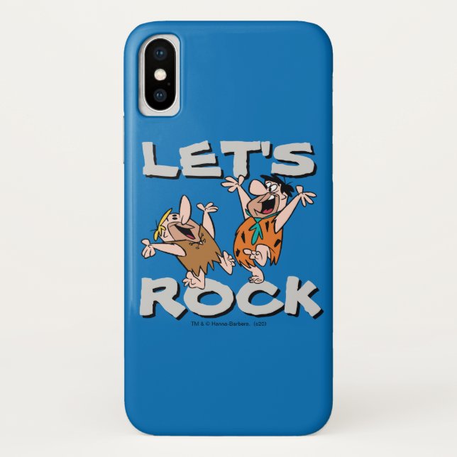 Capa Para iPhone, Case-Mate Os Flintstones | Fred & Barney - Rock Vamos (Verso)