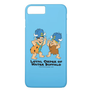 Capa iPhone 8 Plus/7 Plus Os Flintstones Fred & búfalos de água da