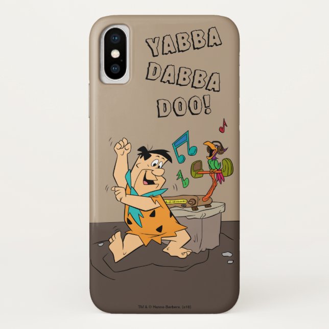 Capa Para iPhone, Case-Mate Os Flintstones | Fred Flintstone Dancing (Verso)