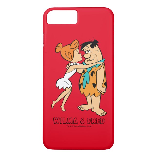 Capa Para iPhone, Case-Mate Os Flintstones | Wilma Kissing Fred (Verso)