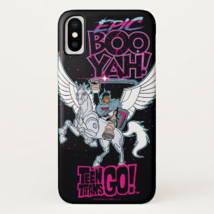 Capa Para iPhone Da Case-Mate Os titã adolescentes vão! Cyborg do guerreiro de