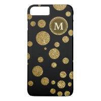 Ouro bolinhas a preto, personalizado