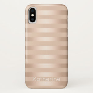 Capa Para iPhone Da Case-Mate Ouro cor-de-rosa do cobre moderno elegante do