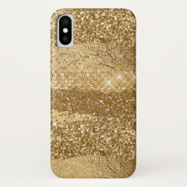 Capa Para iPhone X Ouro Glam iPhone X Case