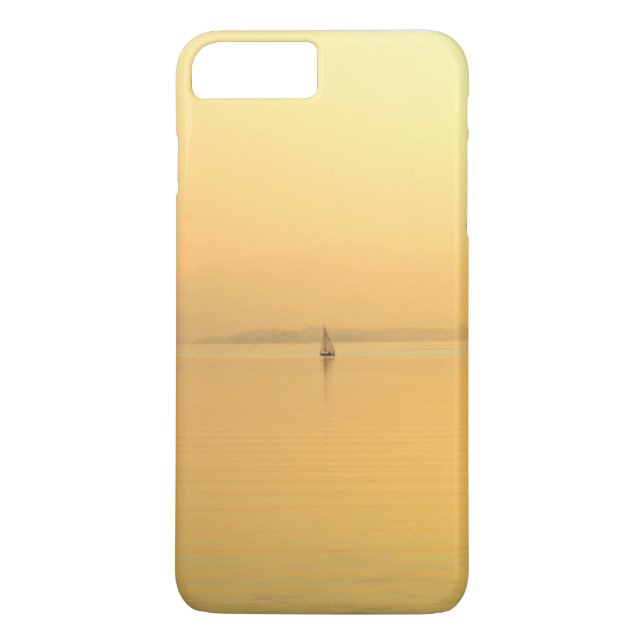 Capa Para iPhone, Case-Mate Ouro Lago com Barco (Verso)