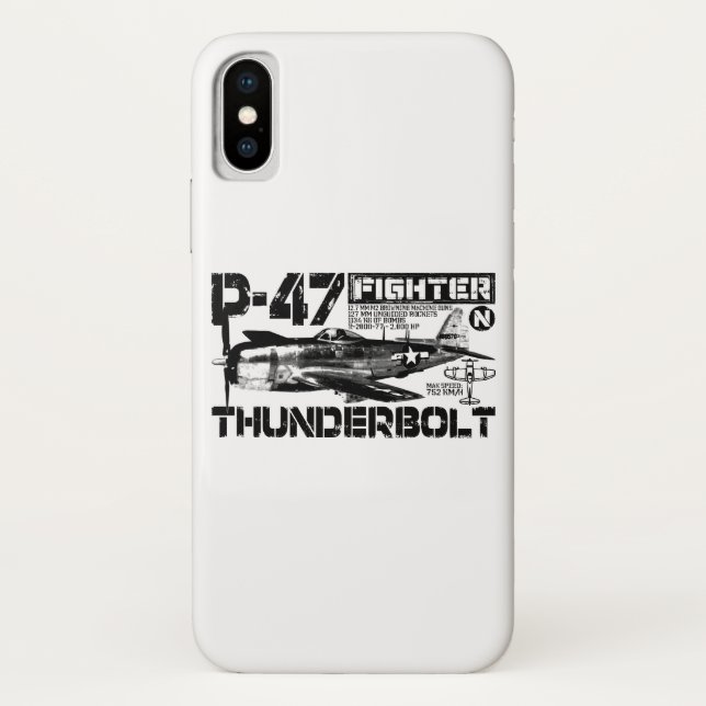 Capa Para iPhone, Case-Mate P-47 Thunderbolt (Verso)