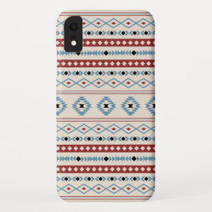 Capa Para iPhone Da Case-Mate Padrão Aztec Blue Black Cream Mixed Motifs