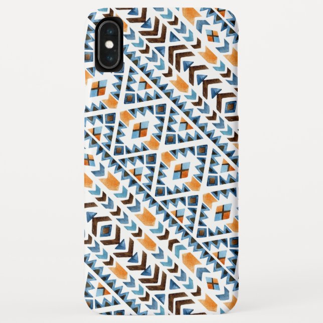 Capa Para iPhone, Case-Mate Padrão azteca em aquarela fofa (Verso)