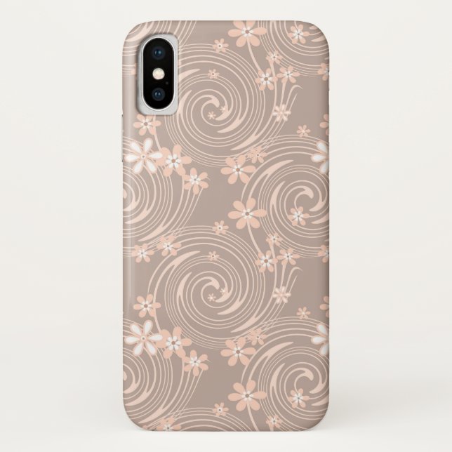 Capa Para iPhone, Case-Mate Padrão bege (Verso)
