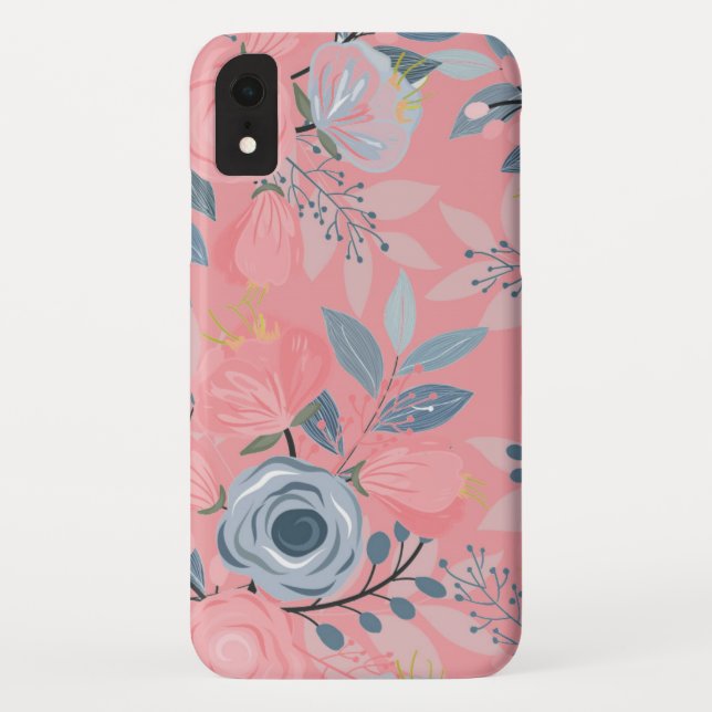 Capa Para iPhone, Case-Mate Padrão Bonito de Folha Floral (Verso)