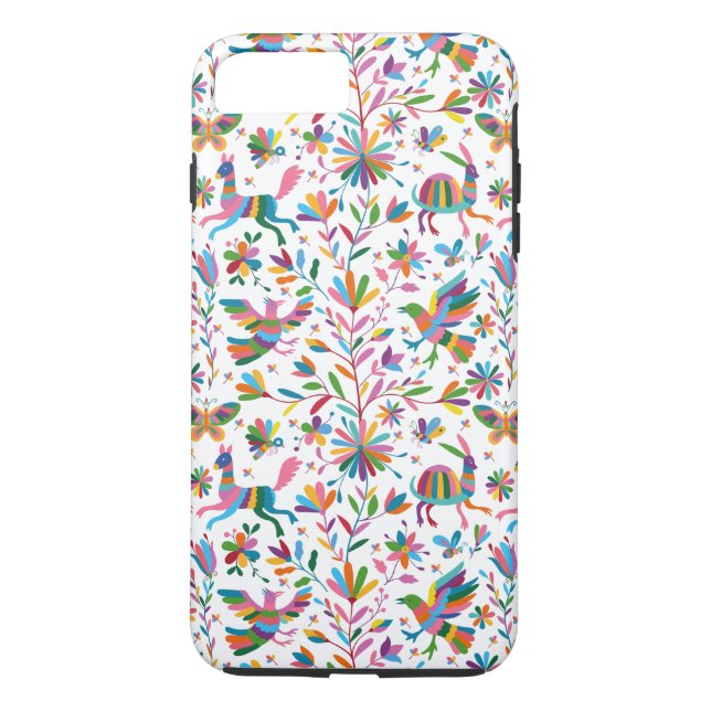 Capa Para iPhone, Case-Mate Padrão Brilhante do estilo Otomi mexicano (Verso)
