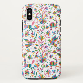 Capa Para iPhone Da Case-Mate Padrão Brilhante do estilo Otomi mexicano