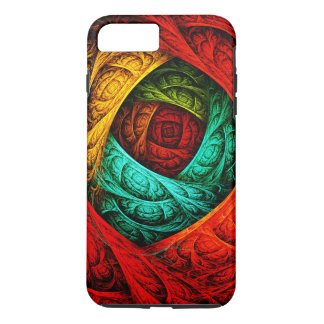 Capa iPhone 8 Plus/7 Plus Padrão Colorido de Arte Moderna Abstrato artística