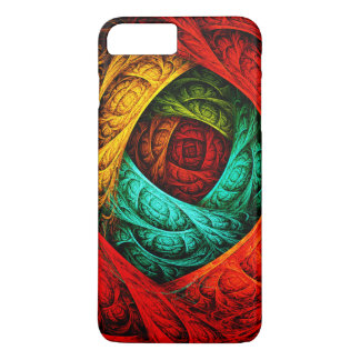 Capa iPhone 8 Plus/7 Plus Padrão Colorido de Arte Moderna Abstrato artística