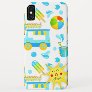 Capa Para iPhone Da Case-Mate Padrão Colorido de Verão e Diversão de Praia Monog