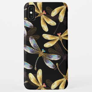 Capa Para iPhone Da Case-Mate Padrão contínuo com Libélulas Douradas