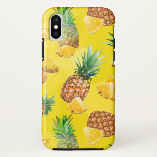 Capa Para iPhone, Case-Mate Padrão de Abacaxi 7 (Verso)