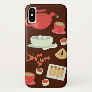 Capa Para iPhone Da Case-Mate Padrão De Amor Da Comida Kawaii Dim Sum Yum Cute