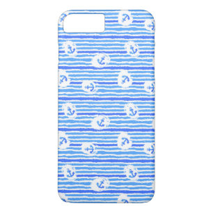 Capa iPhone 8 Plus/7 Plus Padrão de Âncora de Água 1