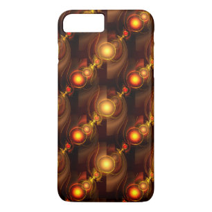 Capa iPhone 8 Plus/7 Plus Padrão de Arte Abstrata Boho Elegante Moderno Dour