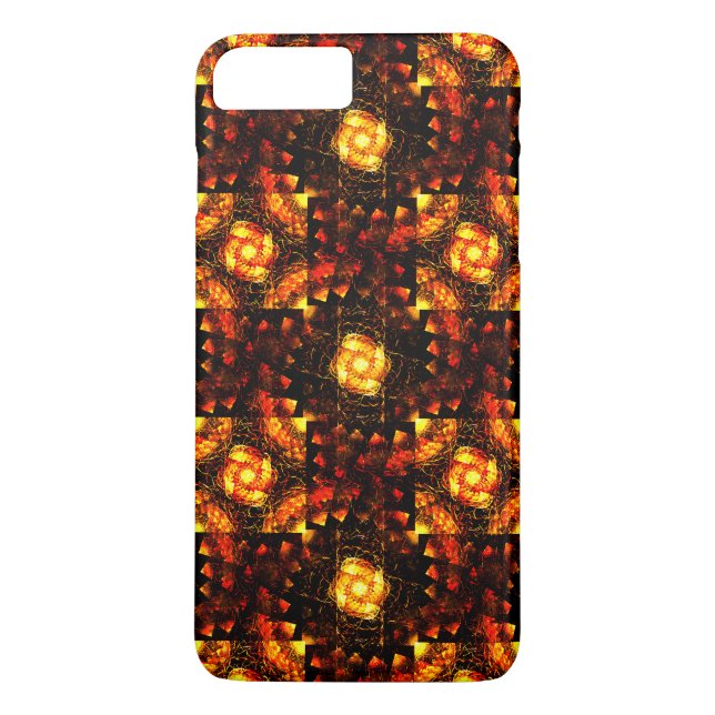 Capa Para iPhone, Case-Mate Padrão de Arte Abstrata Boho Moderno Elegante Dour (Verso)