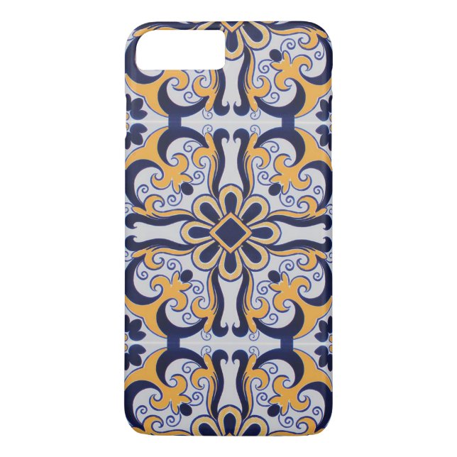 Capa Para iPhone, Case-Mate Padrão de azulejo português (Verso)