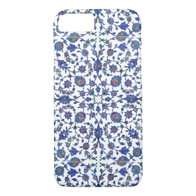 Capa Para iPhone, Case-Mate Padrão de Azulejos Florais Turcos Antigos e Feitos (Verso)