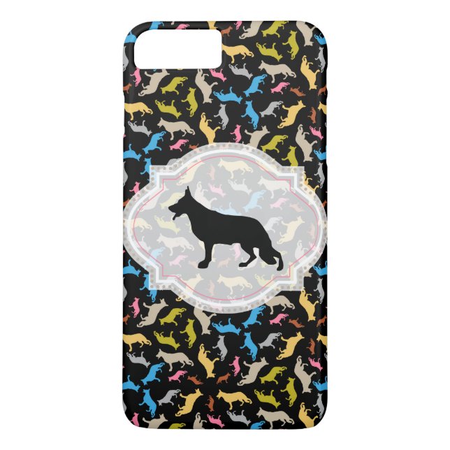 Capa Para iPhone, Case-Mate Padrão de Cachorro Pastor Primavera (Verso)