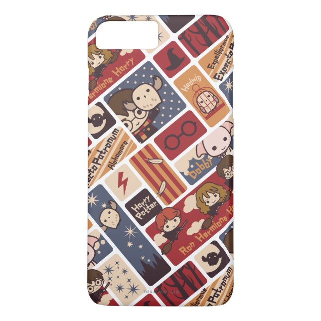 Capa Para iPhone, Case-Mate Padrão de Cenas de Desenho do Harry Potter (Verso)