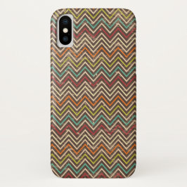 Capa Para iPhone Da Case-Mate Padrão de Chevron Grunge Retroativo