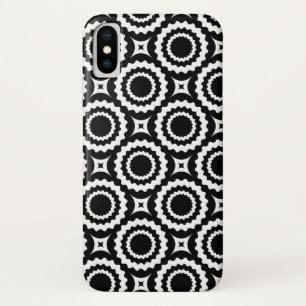 Capa Para iPhone Da Case-Mate Padrão de círculos brancos brancos brancos e bra